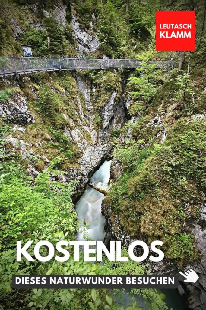 der Geisterklamm Eintritt ist kostenlos