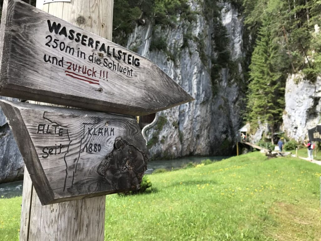 Leutaschklamm Wasserfallsteig