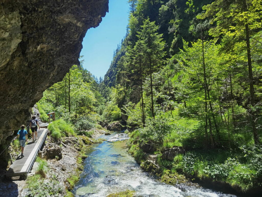 Die schönsten Klammen Deutschlands - die nicht jeder kennt: Weissbachschlucht in den Chiemgauer Alpen