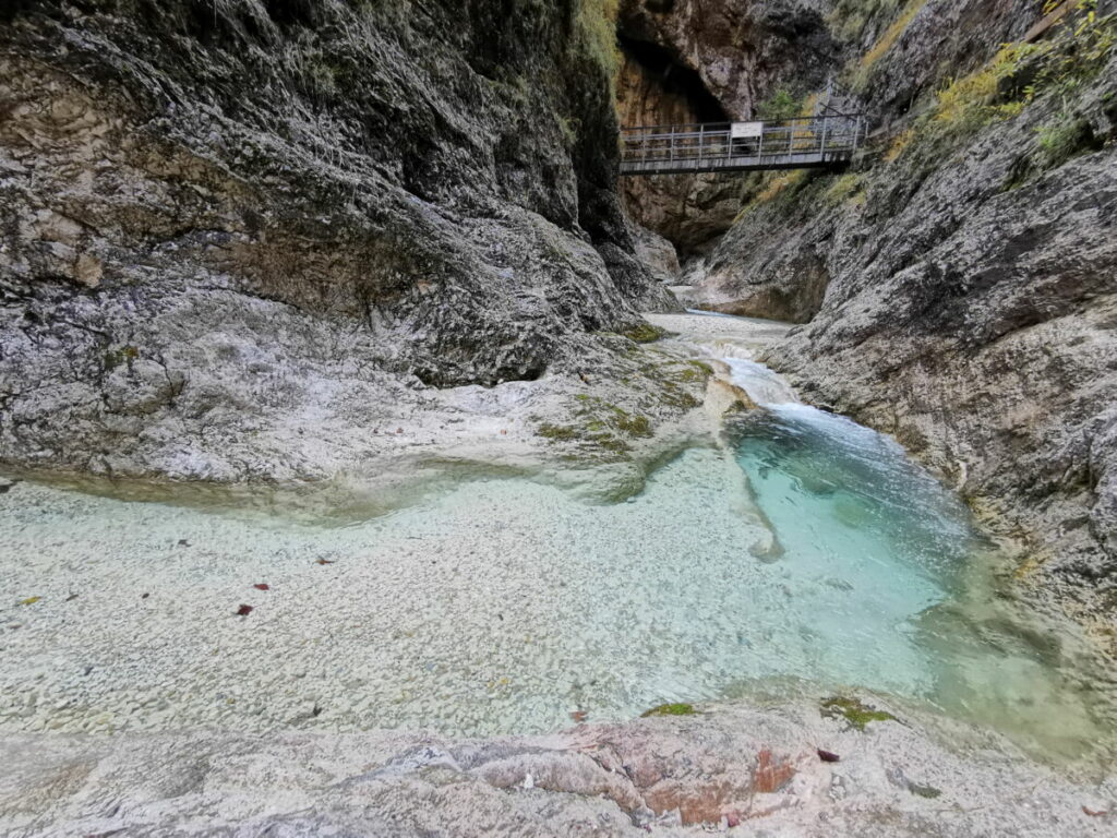 Die schönsten Klammen in Deutschland - hier die Almbachklamm in Berchtesgaden