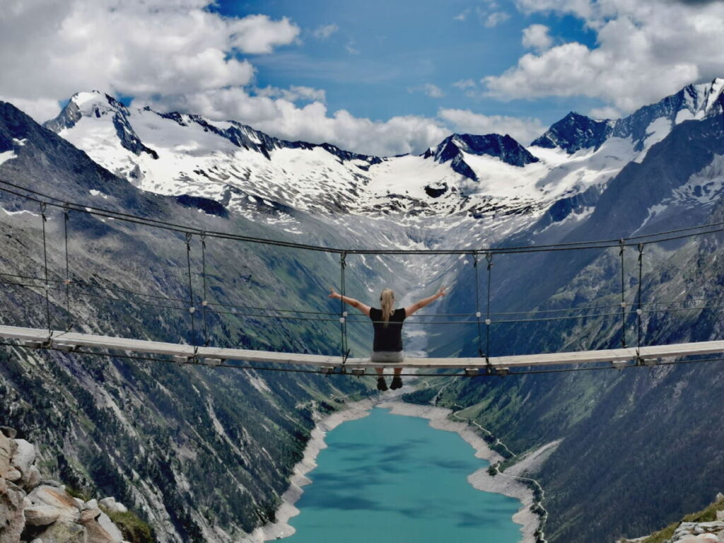 bekannte Brücken in den Alpen: Die Olperer Brücke im Zillertal