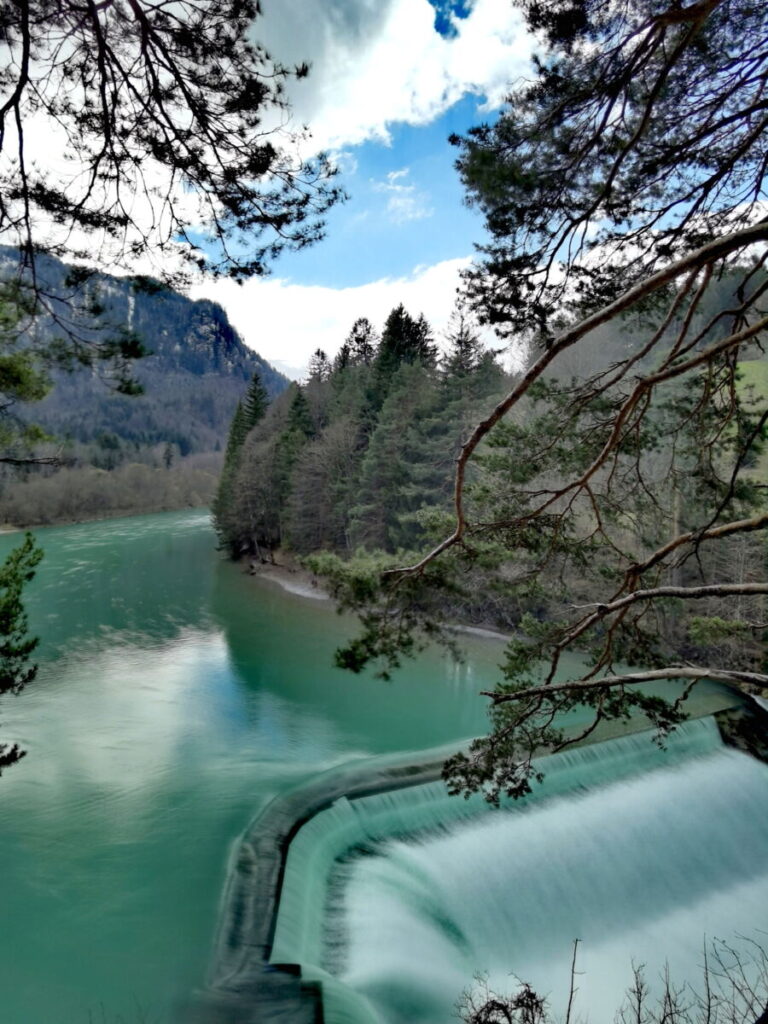 Bekannte Brücken in Deutschland - hier am Lechfall