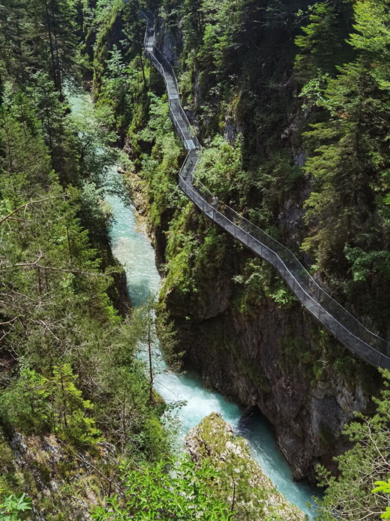 The Klammsteig in the Leutasch Gorge