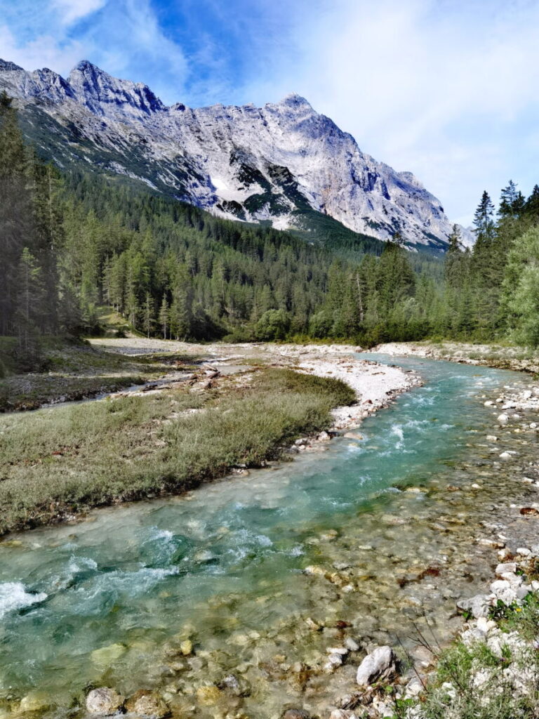 Die Leutascher Ache im Gaistal