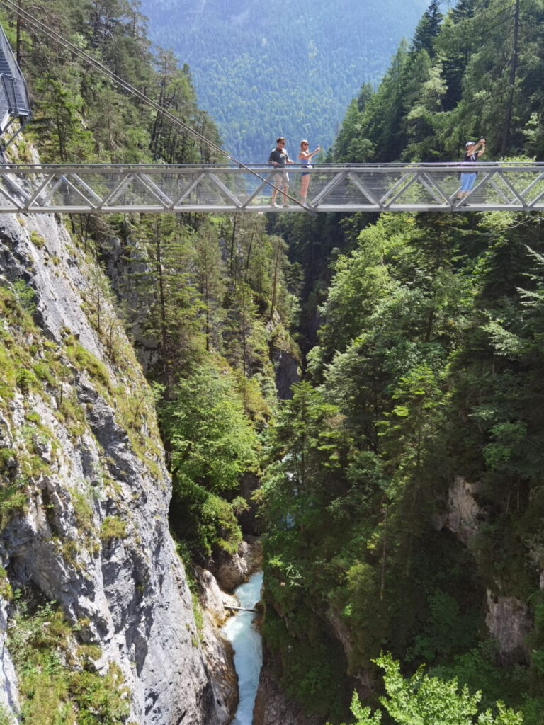 Die Leutaschklamm ist die Attraktion im Leutaschtal